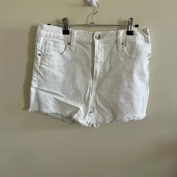 Kendall & Kylie Pants - Kendall &‎ Kylie White Jean Shorts Stretch Size 11 Coastal Cowgirl Spring Break